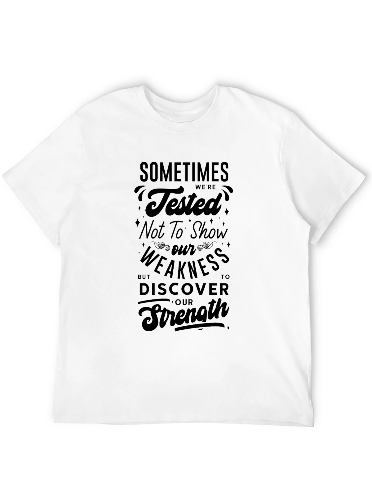 Inspirational Graphic Black T-Shirt