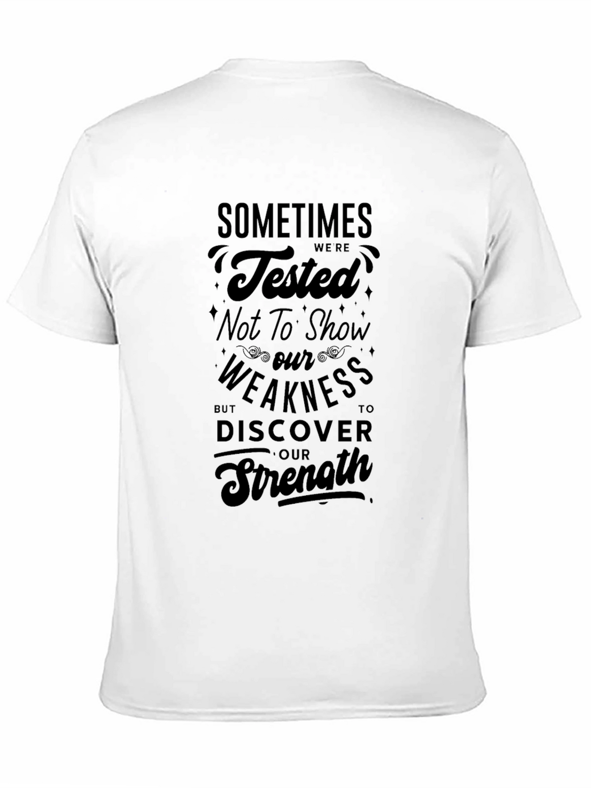 Inspirational Graphic Black T-Shirt