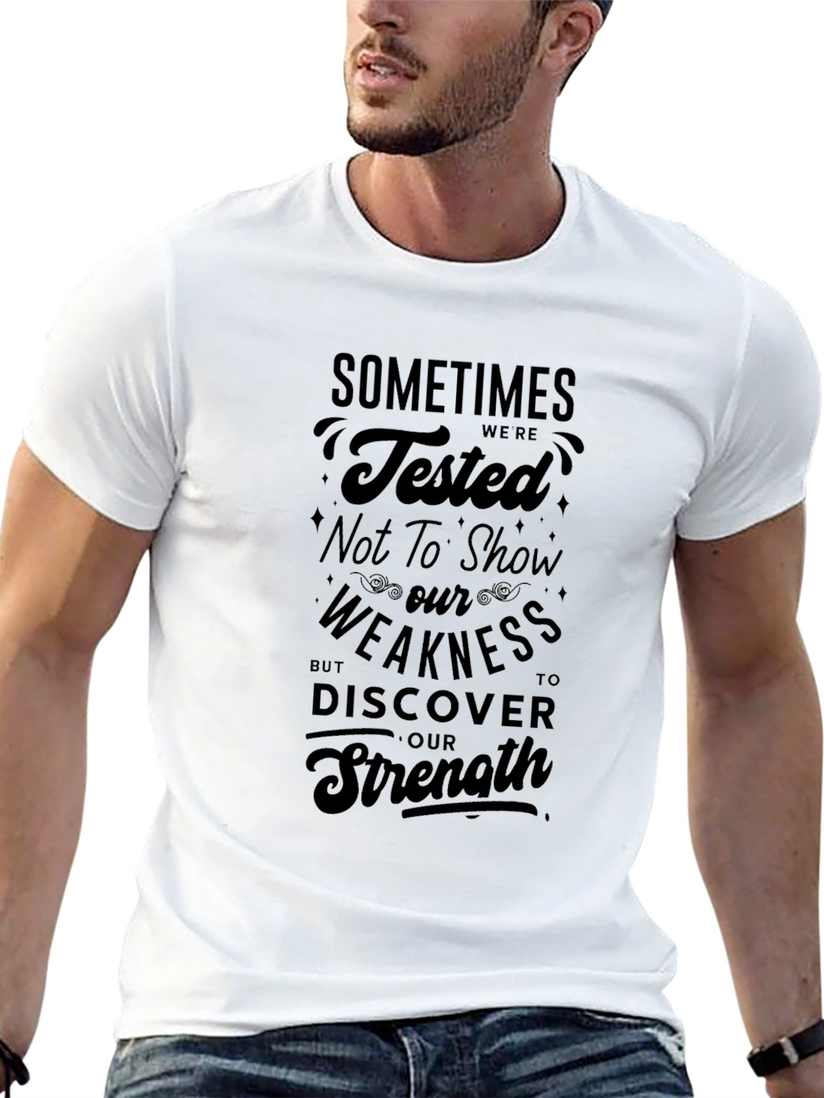 Inspirational Graphic Black T-Shirt