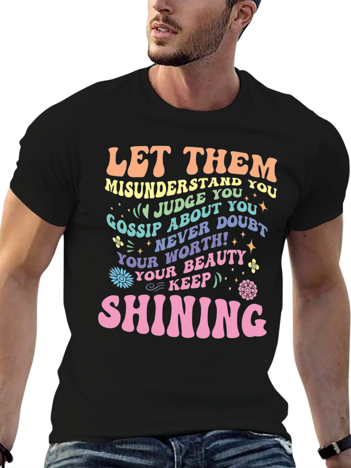 Inspirational Graphic Tee - Let Them Shine