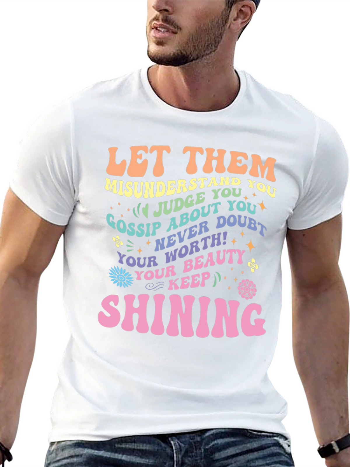 Inspirational Graphic Tee - Let Them Shine