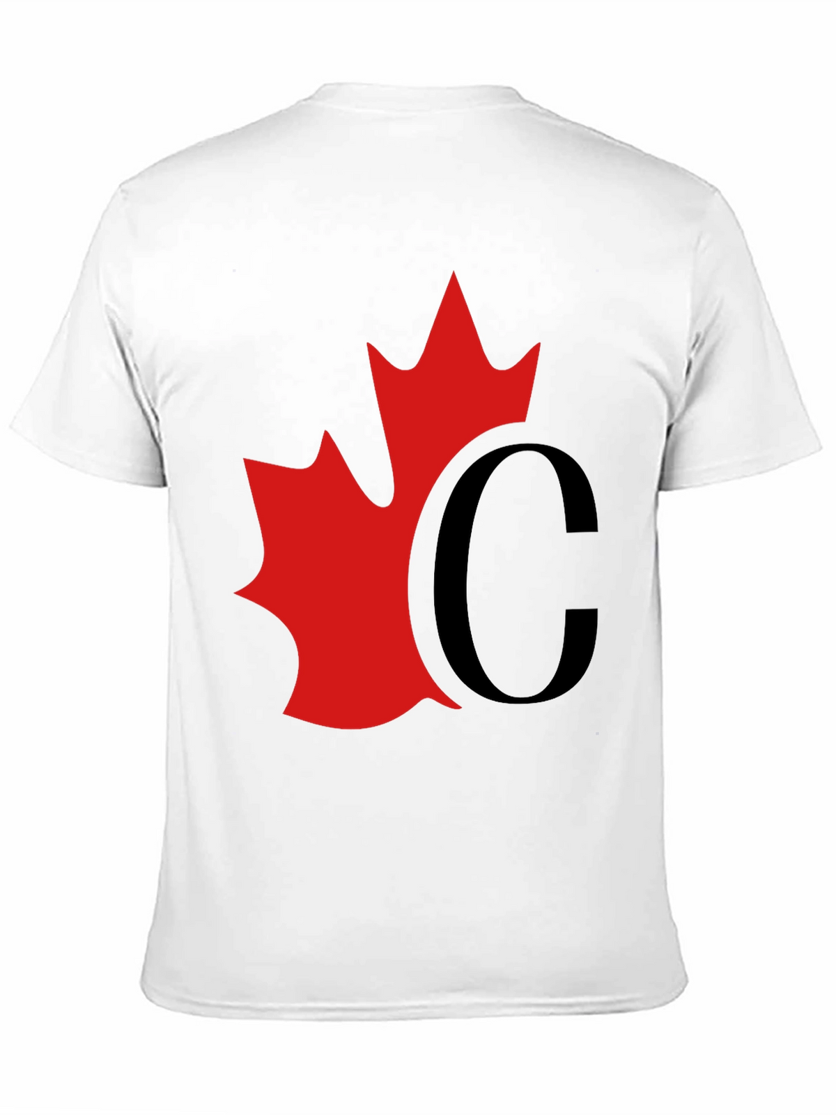 Red Leaf Black Tee