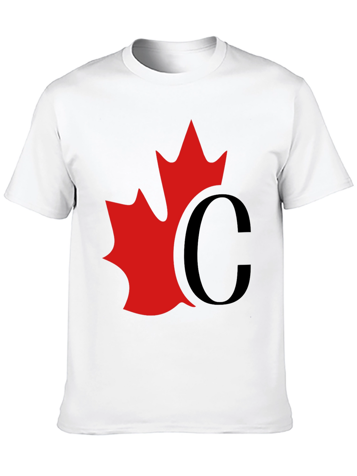 Red Leaf Black Tee