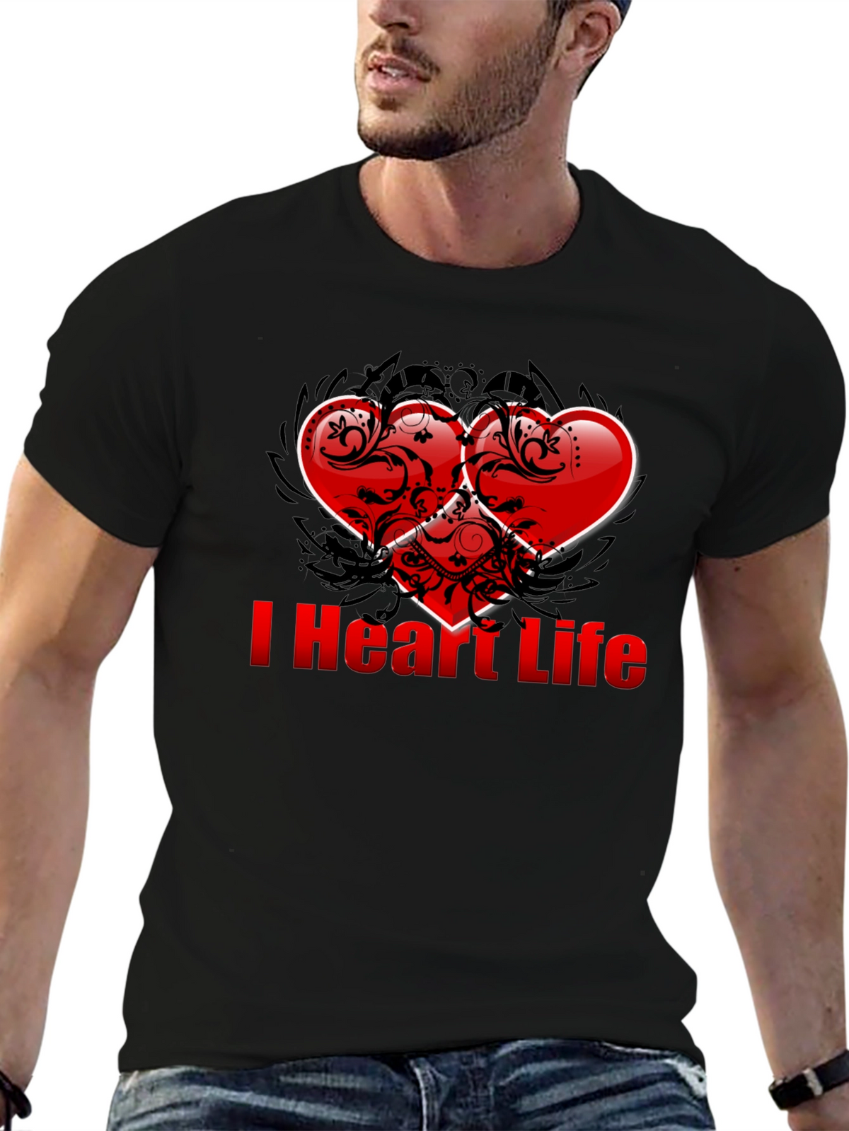I Heart Life T-Shirt - Stylish Graphic Tee