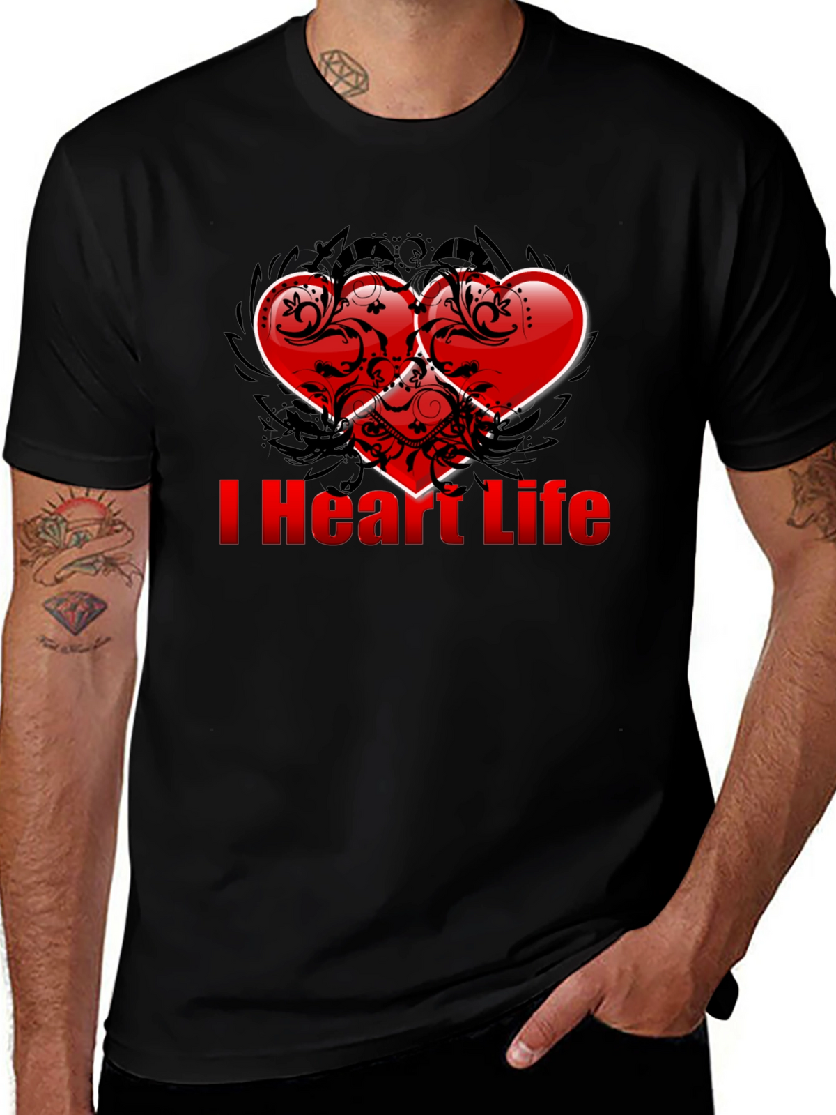 I Heart Life T-Shirt - Stylish Graphic Tee