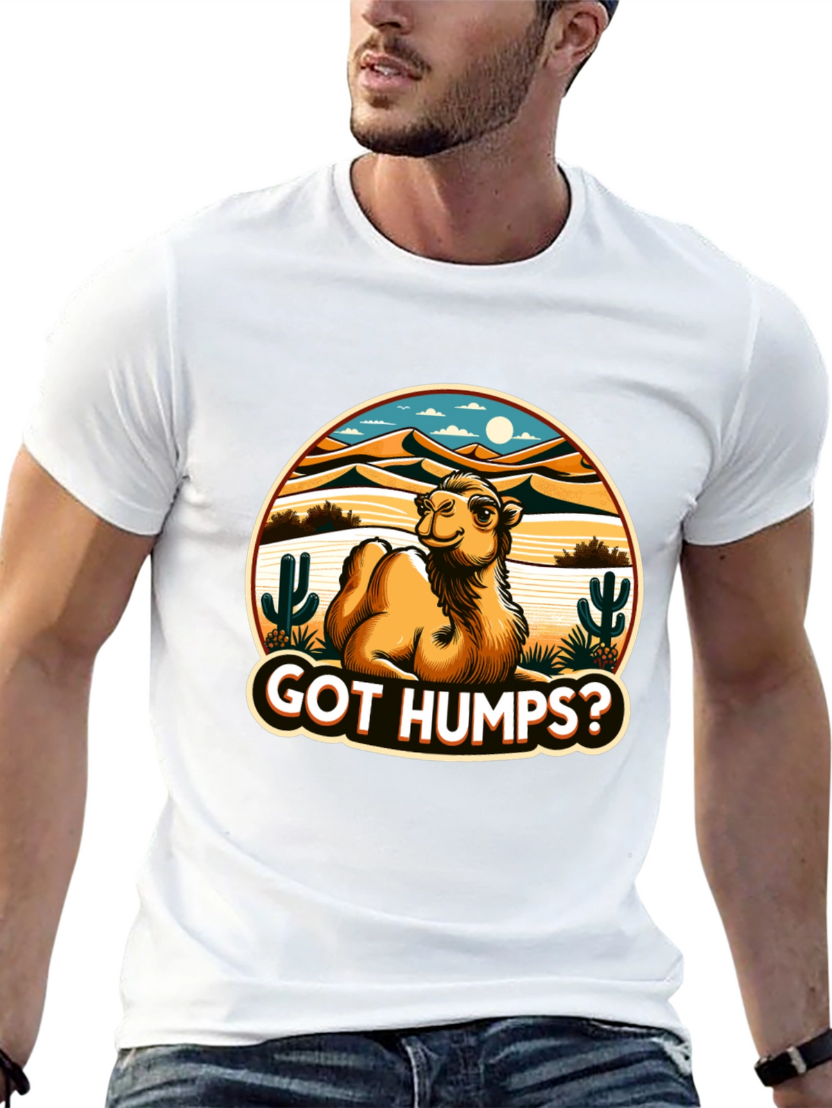 Got Humps? Novelty Desert Camel T-Shirt