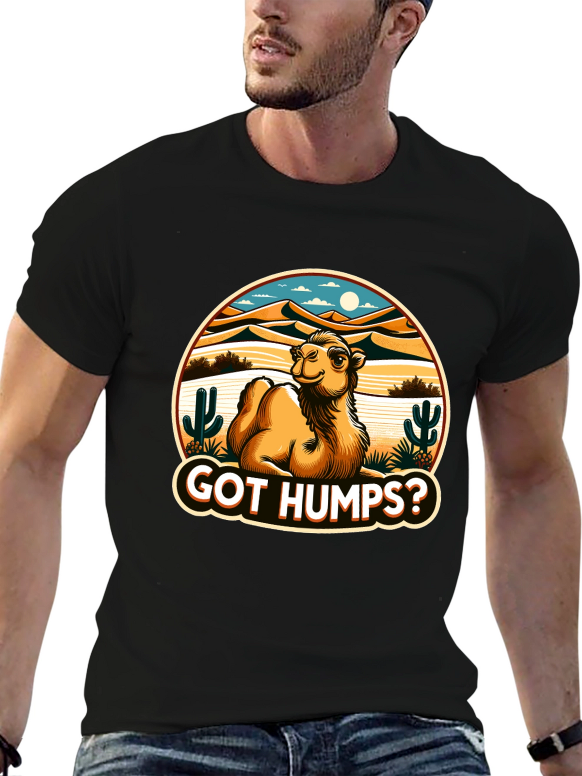 Got Humps? Novelty Desert Camel T-Shirt