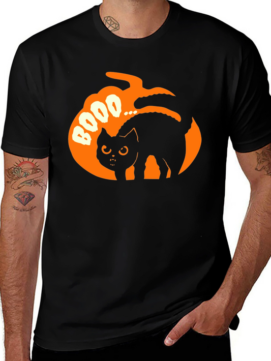Halloween Cat BOOO T-Shirt