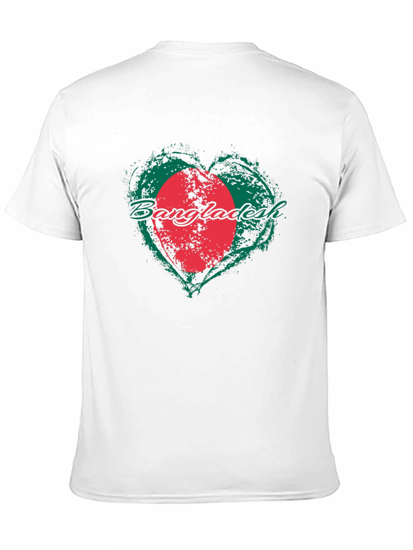Bangladesh Flag Heart T-Shirt