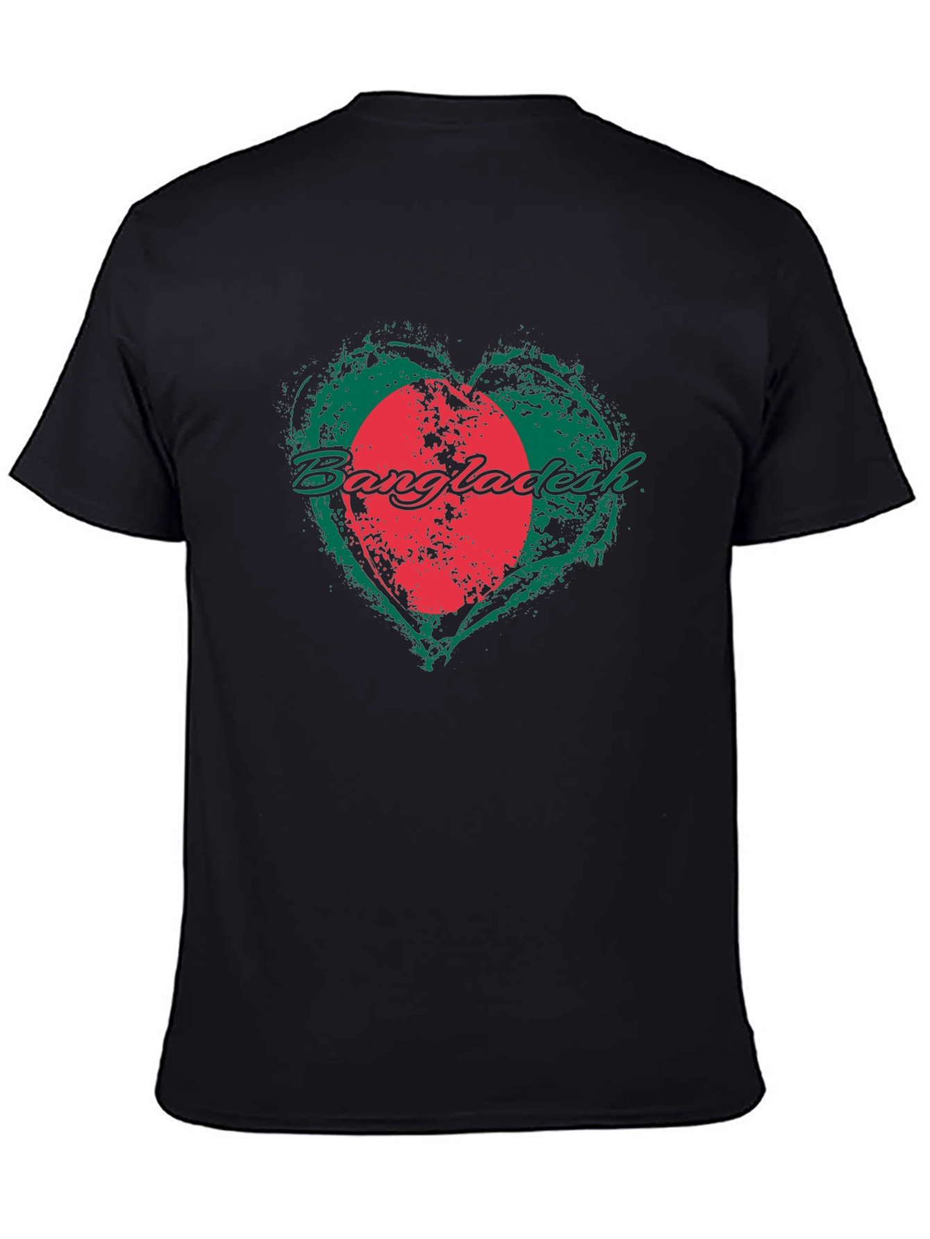 Bangladesh Flag Heart T-Shirt