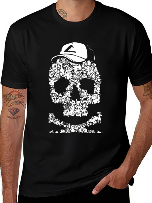 Pokemon Skull T-Shirt - Gotta Catch Em All!