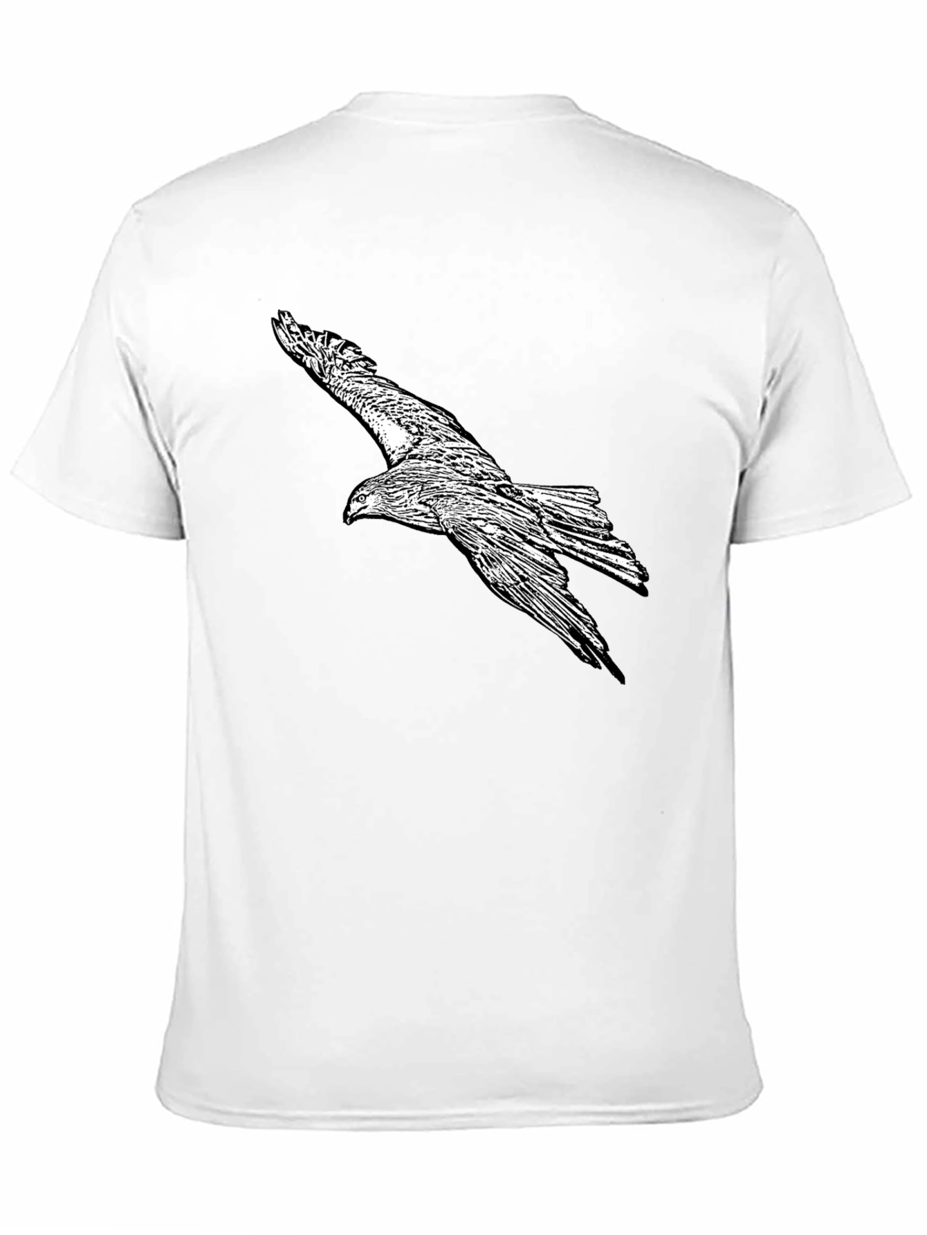 Eagle Graphic Black T-Shirt for Men