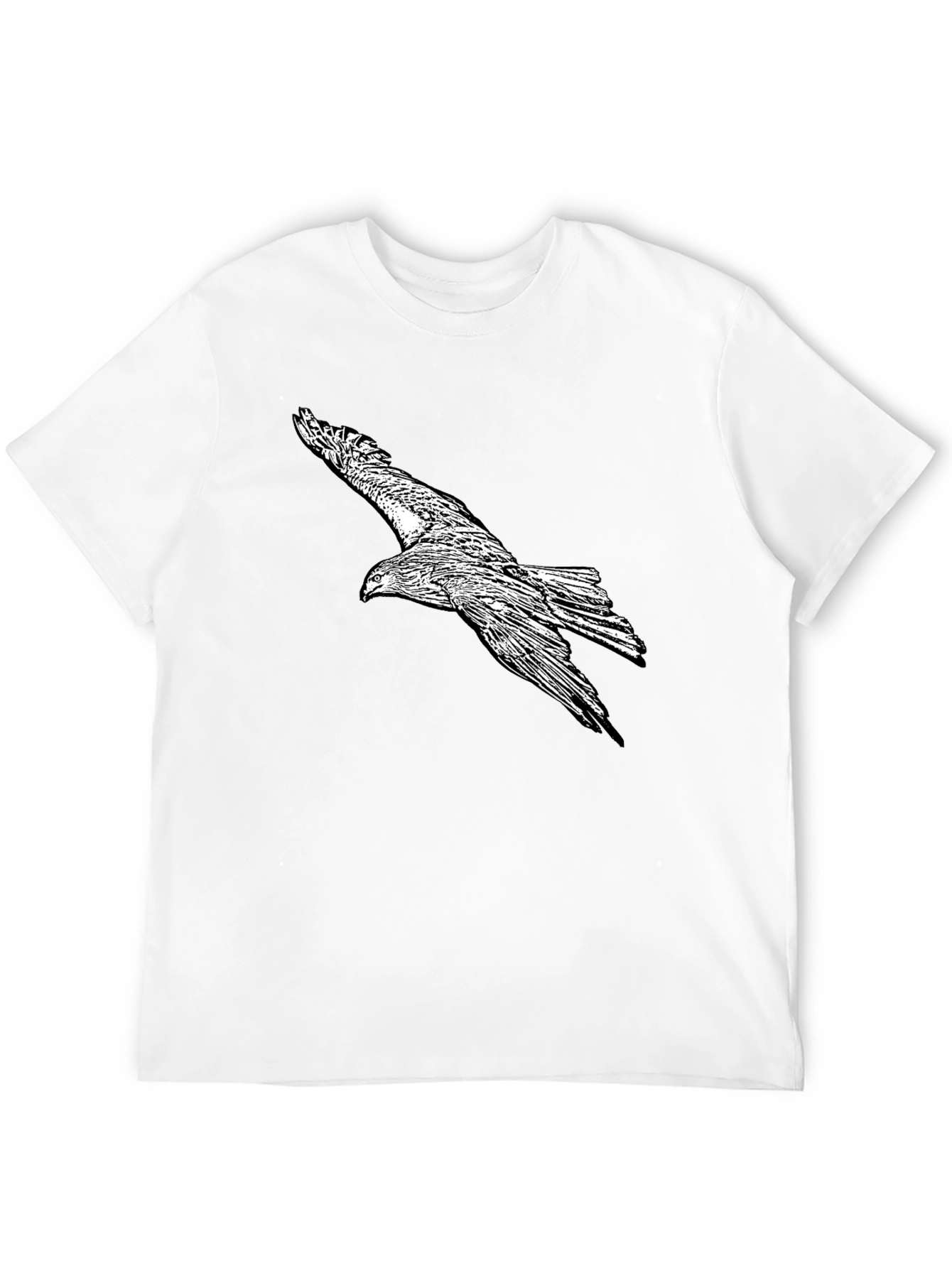 Eagle Graphic Black T-Shirt for Men