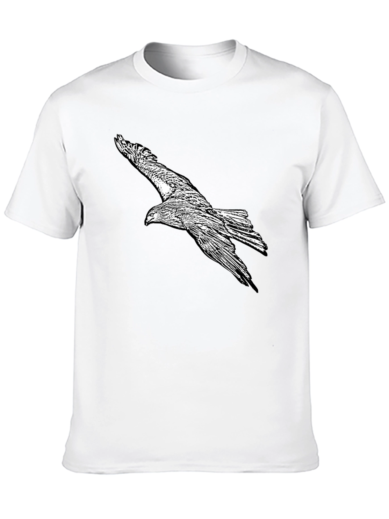 Eagle Graphic Black T-Shirt for Men