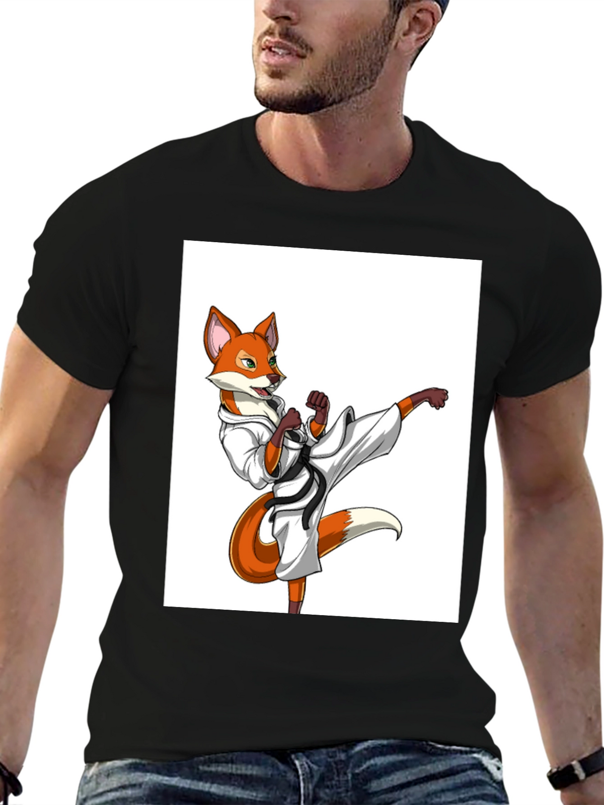 Fox Karate Black T-Shirt