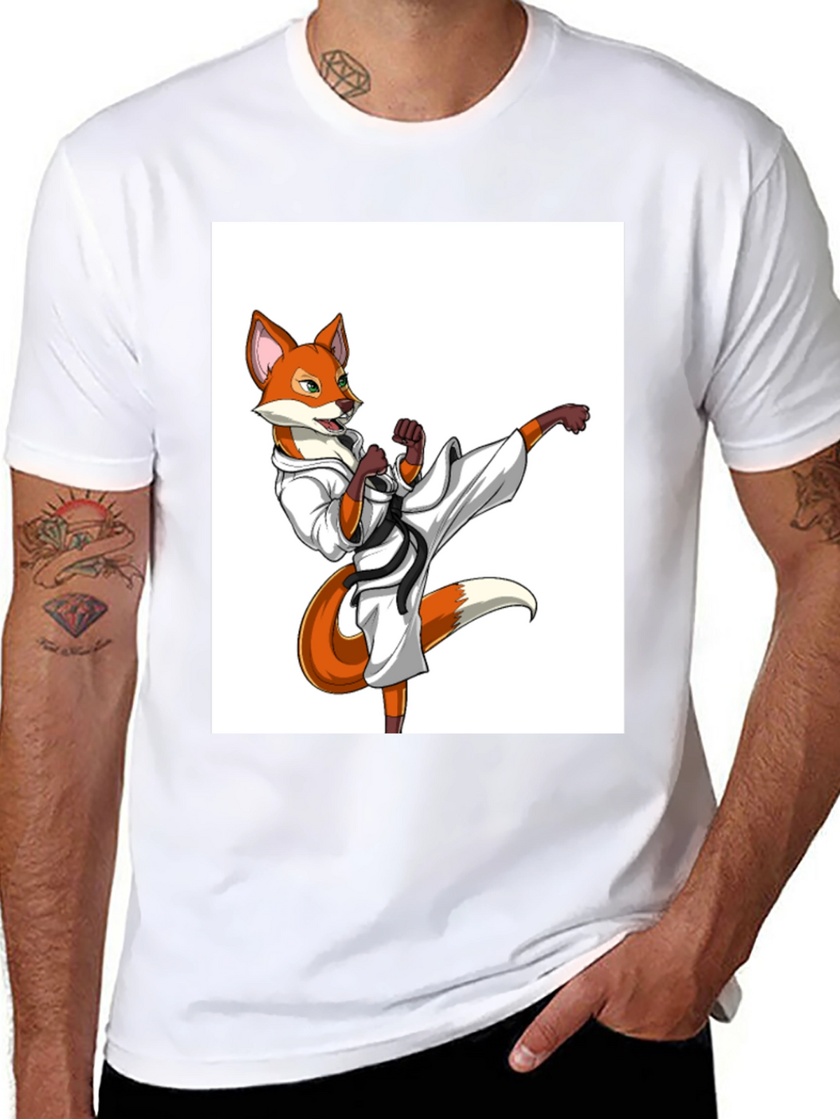 Fox Karate Black T-Shirt