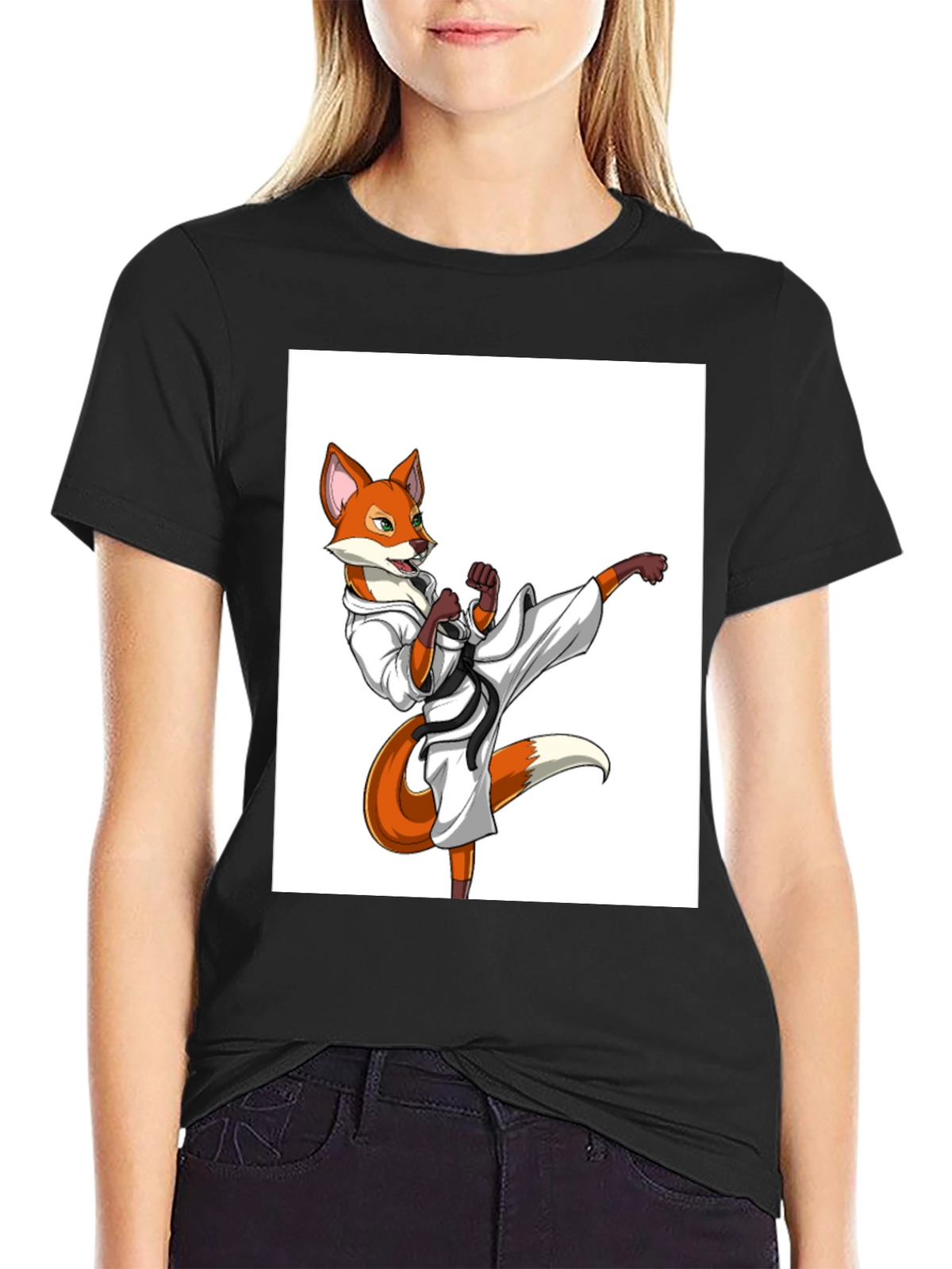 Fox Karate Black T-Shirt