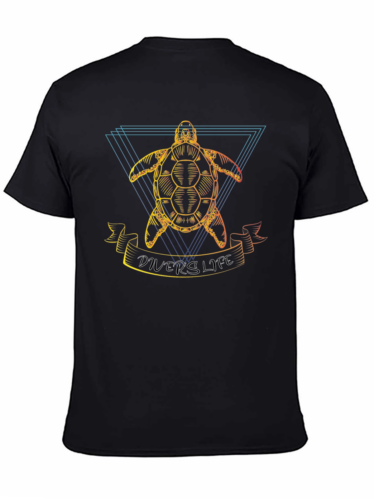 Divers Life Turtle Graphic T-Shirt
