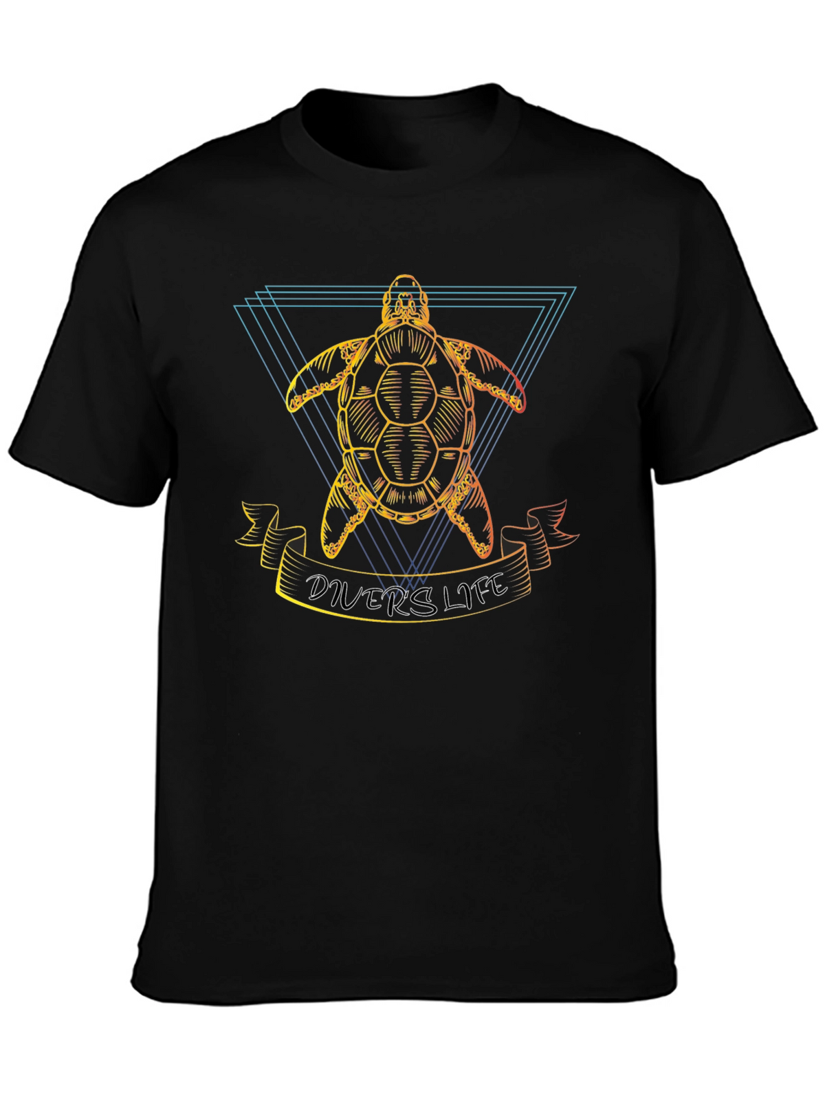 Divers Life Turtle Graphic T-Shirt