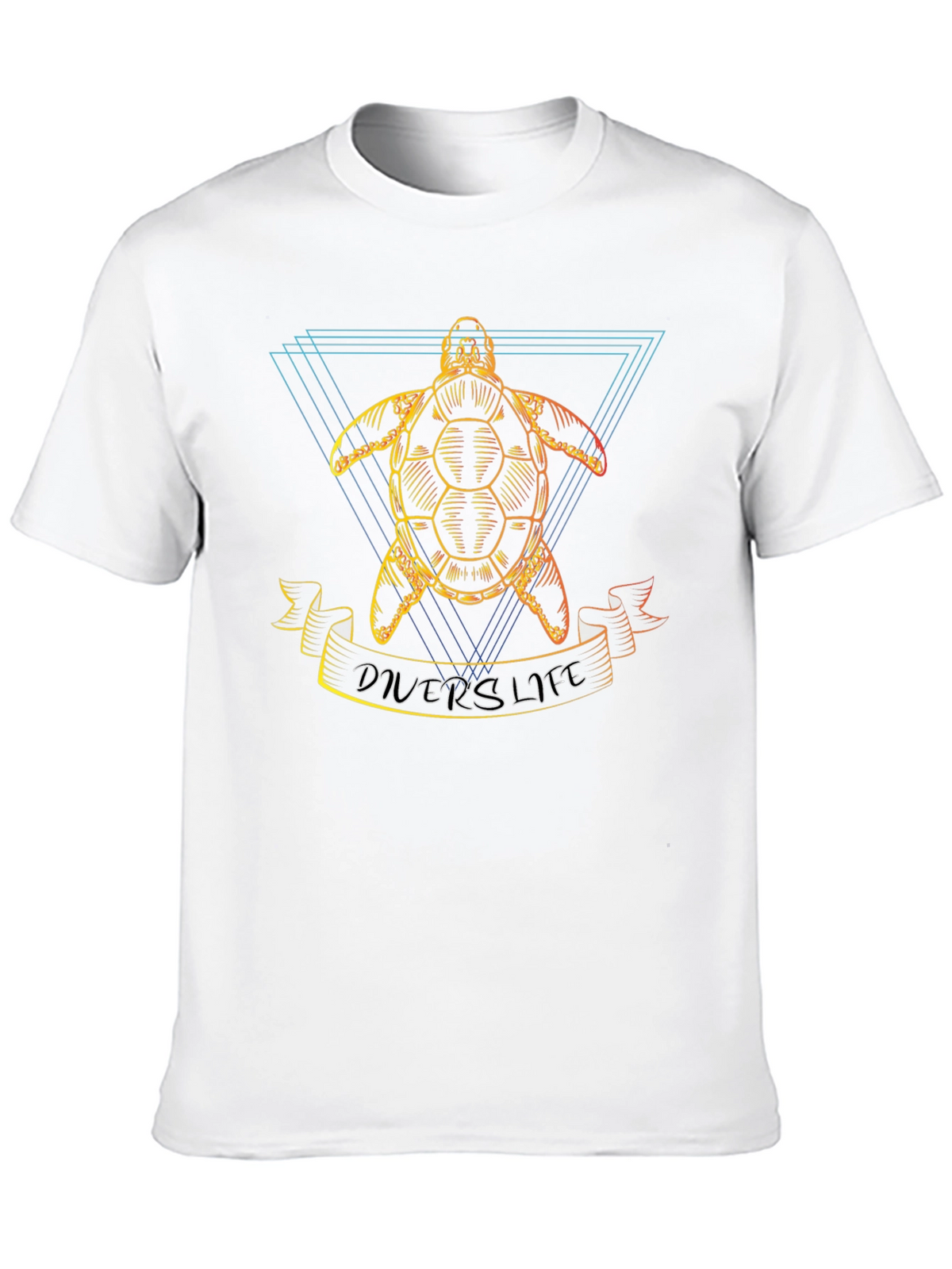 Divers Life Turtle Graphic T-Shirt