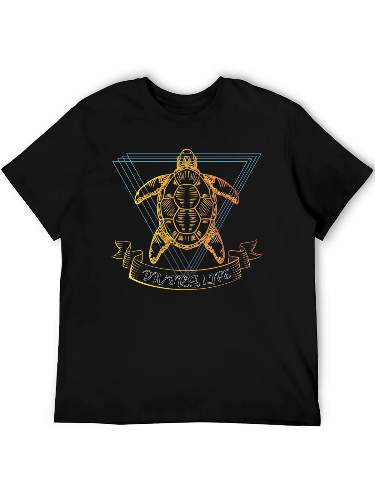 Divers Life Turtle Graphic T-Shirt
