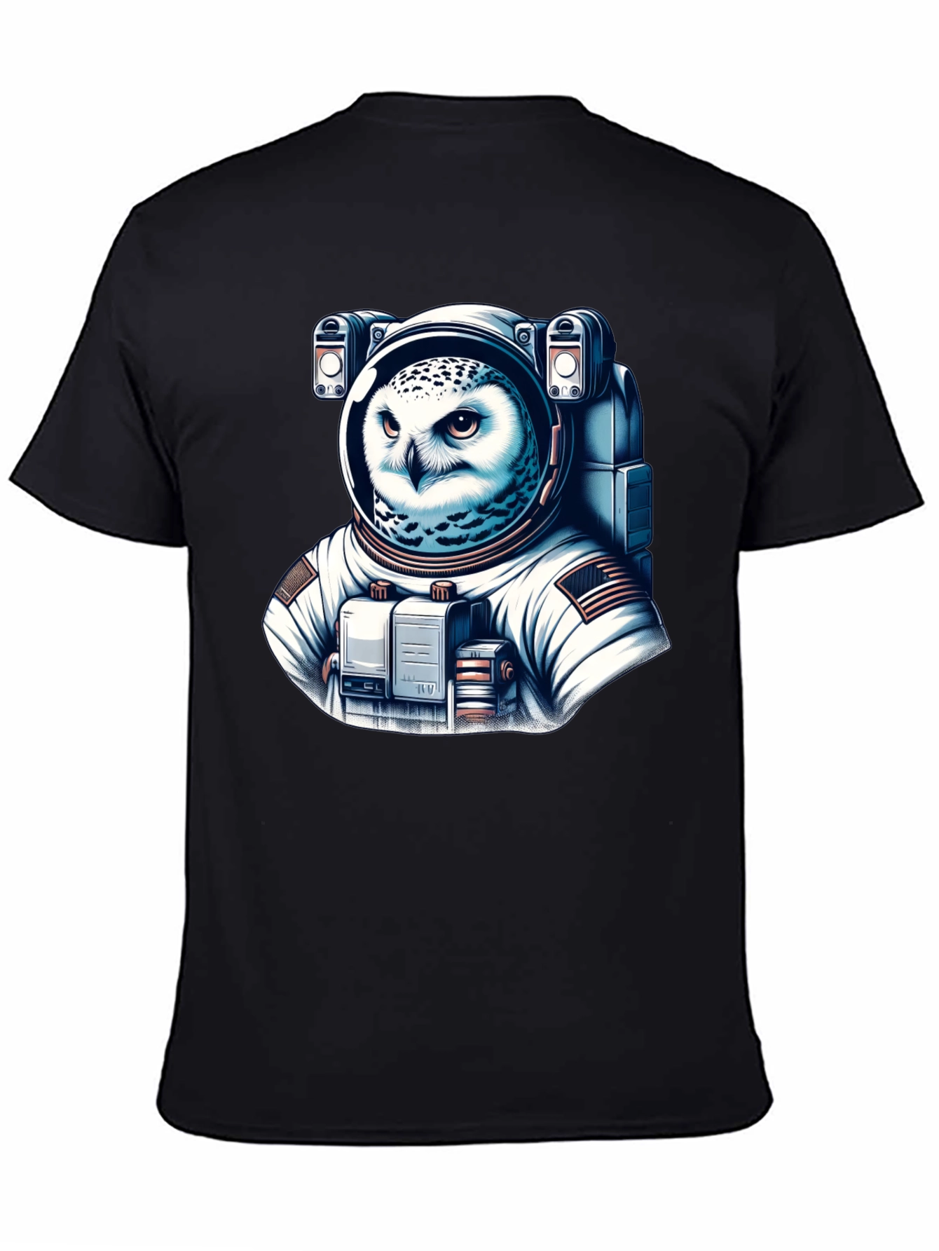 Owl Astronaut Graphic T-Shirt - Space Explorer Tee