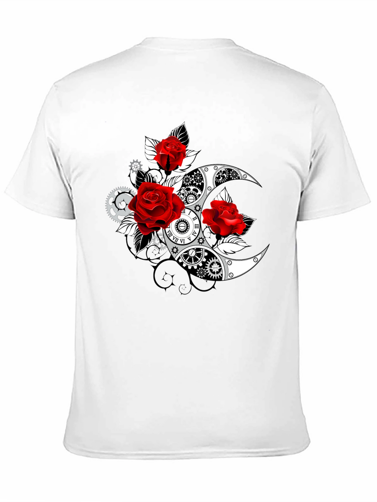 Steampunk Rose Moon T-Shirt