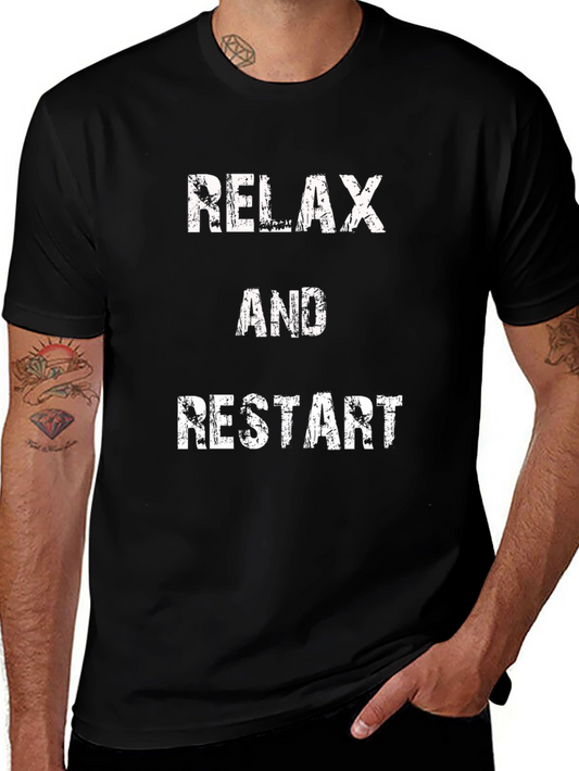 Relax and Restart Graphic T-Shirt