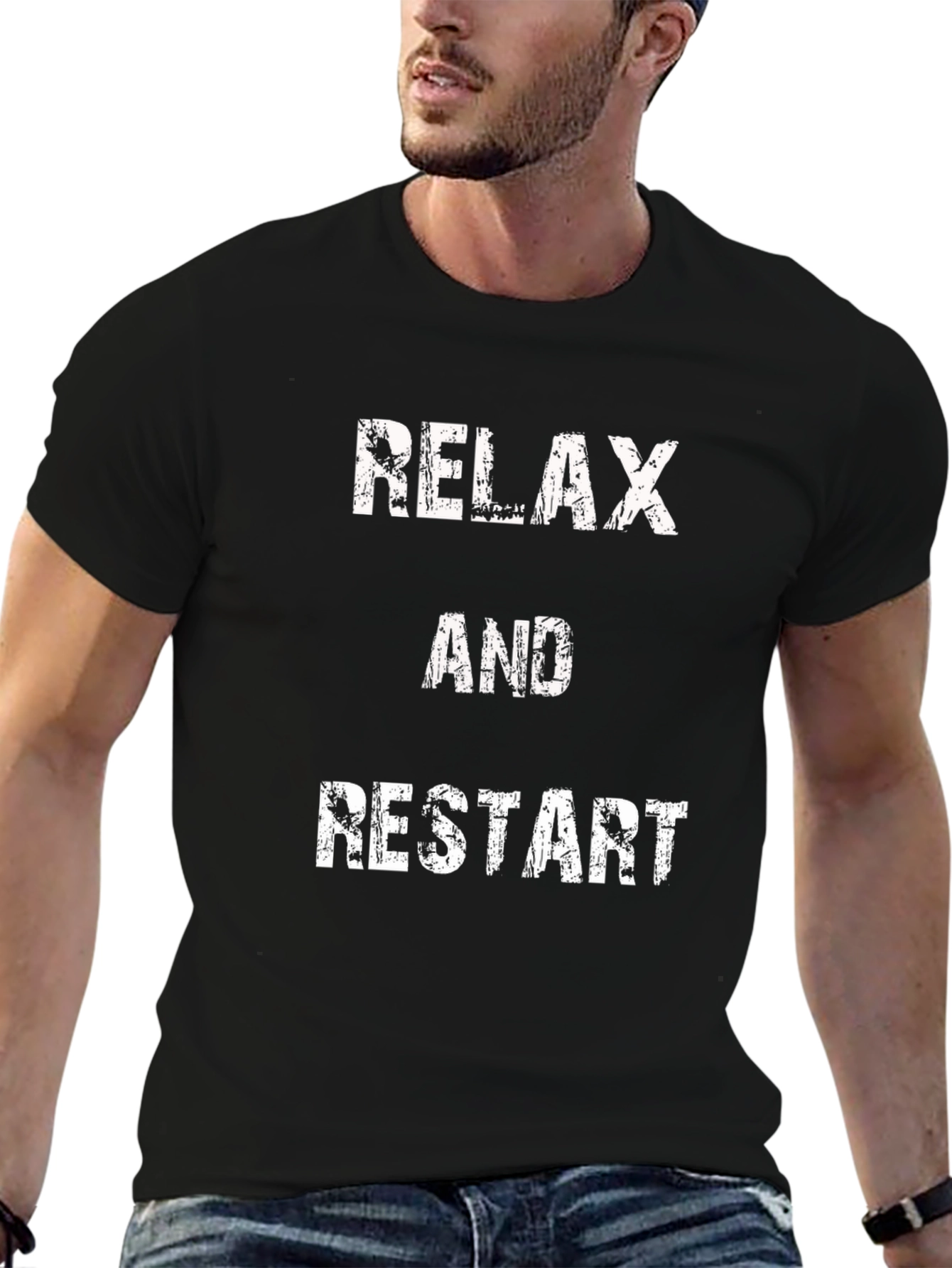 Relax and Restart Graphic T-Shirt