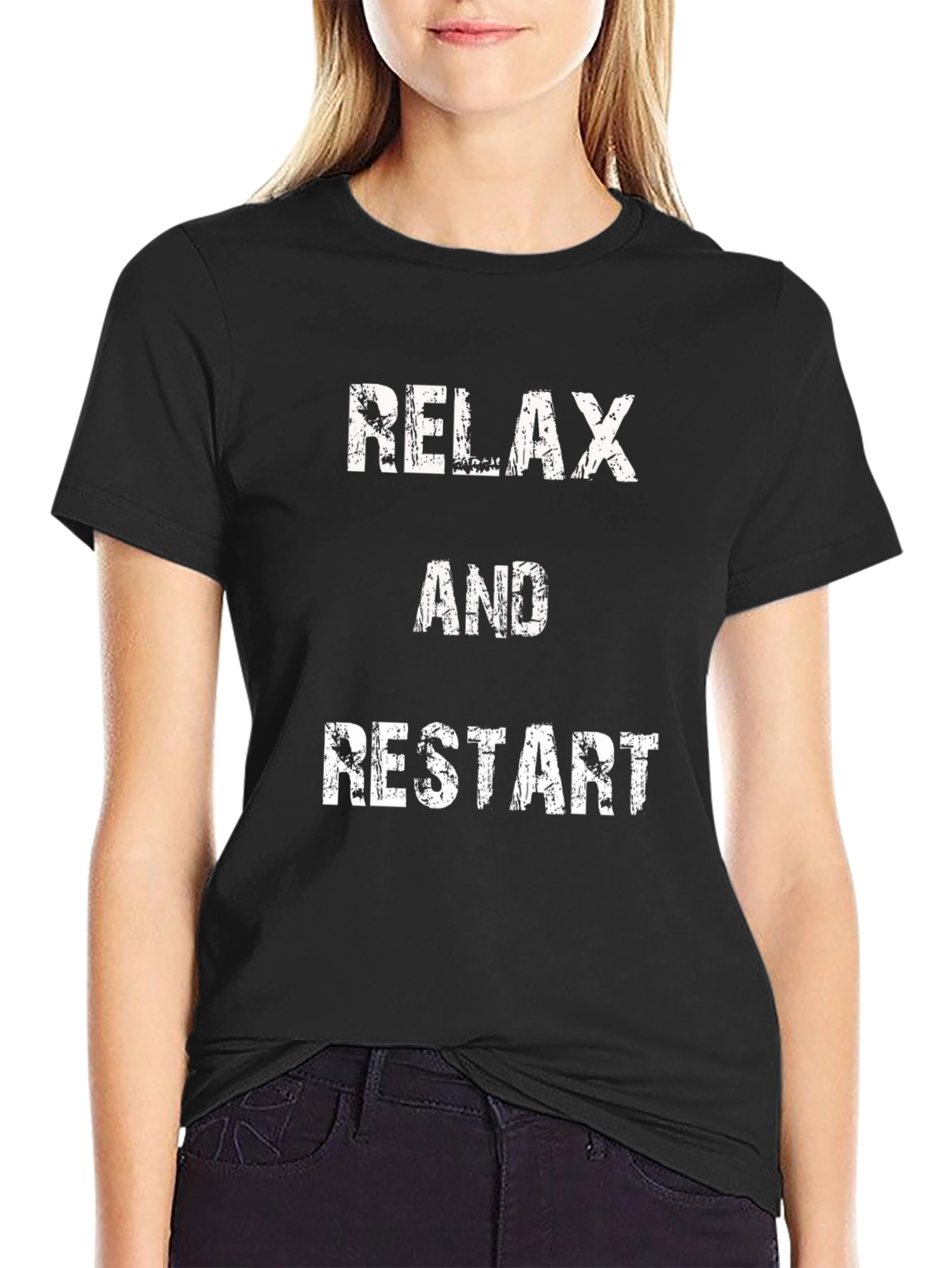 Relax and Restart Graphic T-Shirt