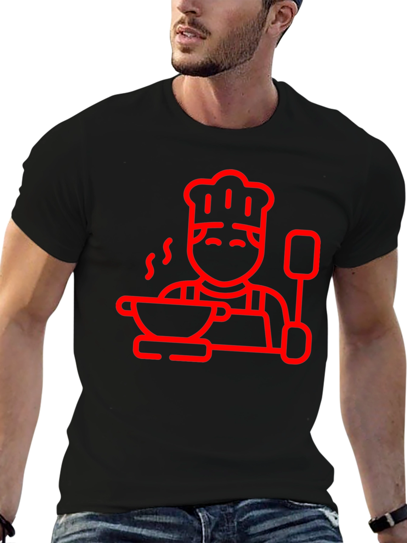 Chef Graphic T-Shirt - Cooking Passion