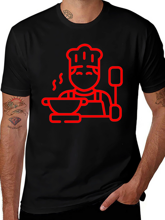 Chef Graphic T-Shirt - Cooking Passion