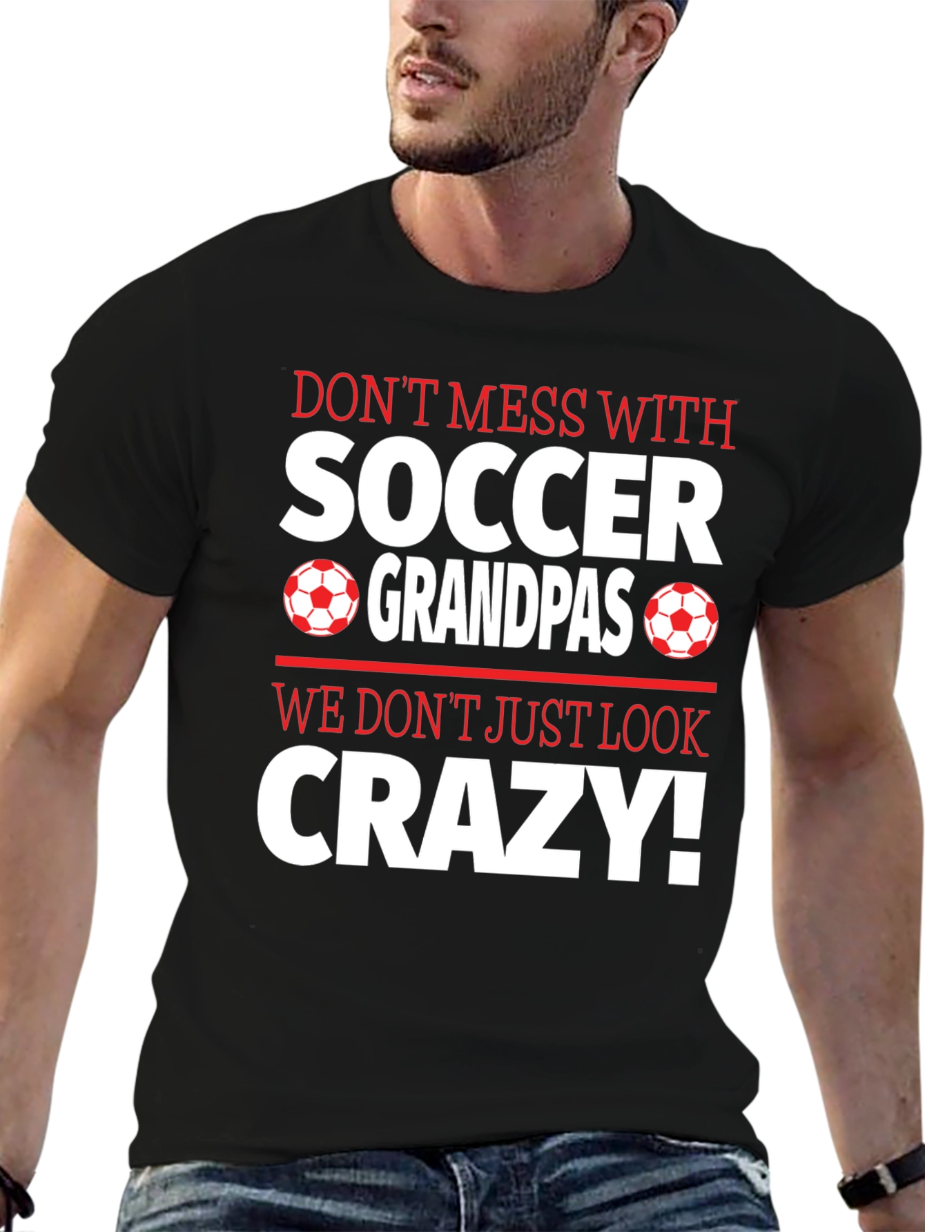 Soccer Grandpas Crazy T-Shirt