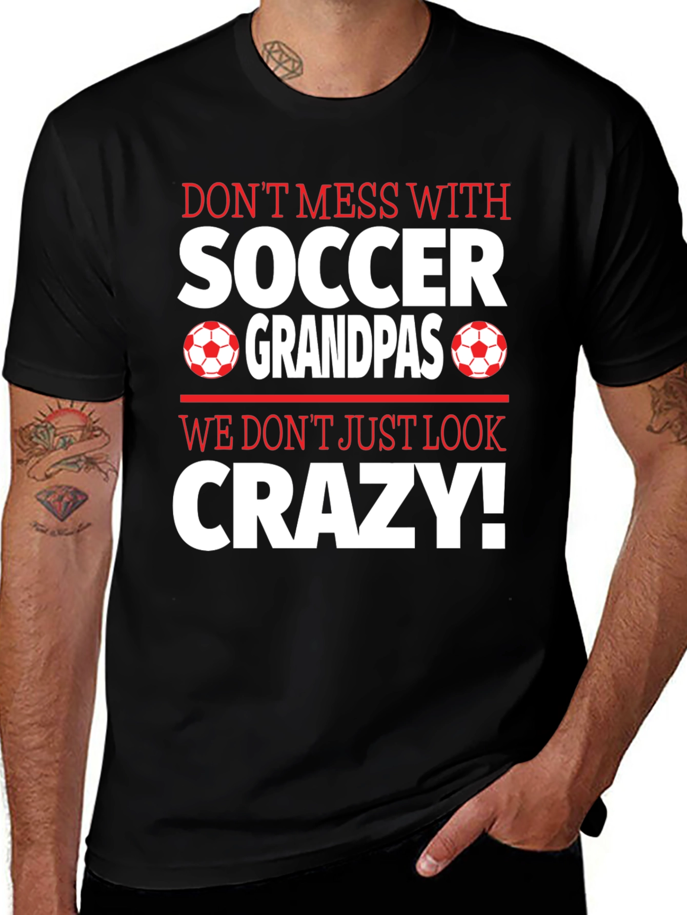 Soccer Grandpas Crazy T-Shirt