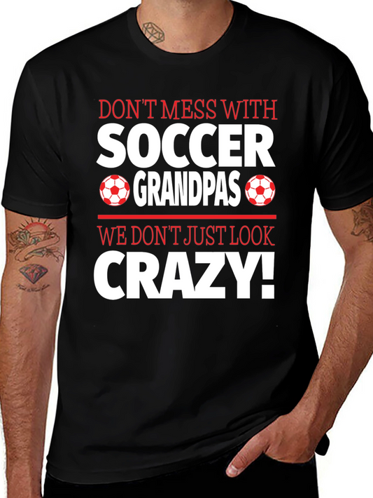 Soccer Grandpas Crazy T-Shirt