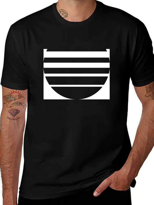 Stripped Sunset Tee - Black
