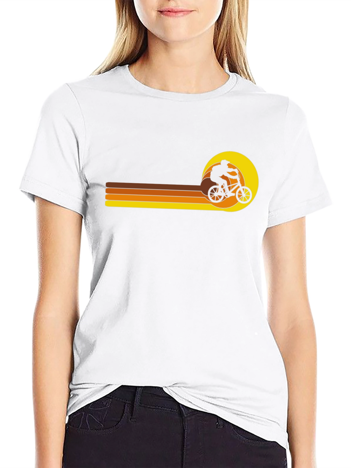 Retro BMX Sunset T-Shirt