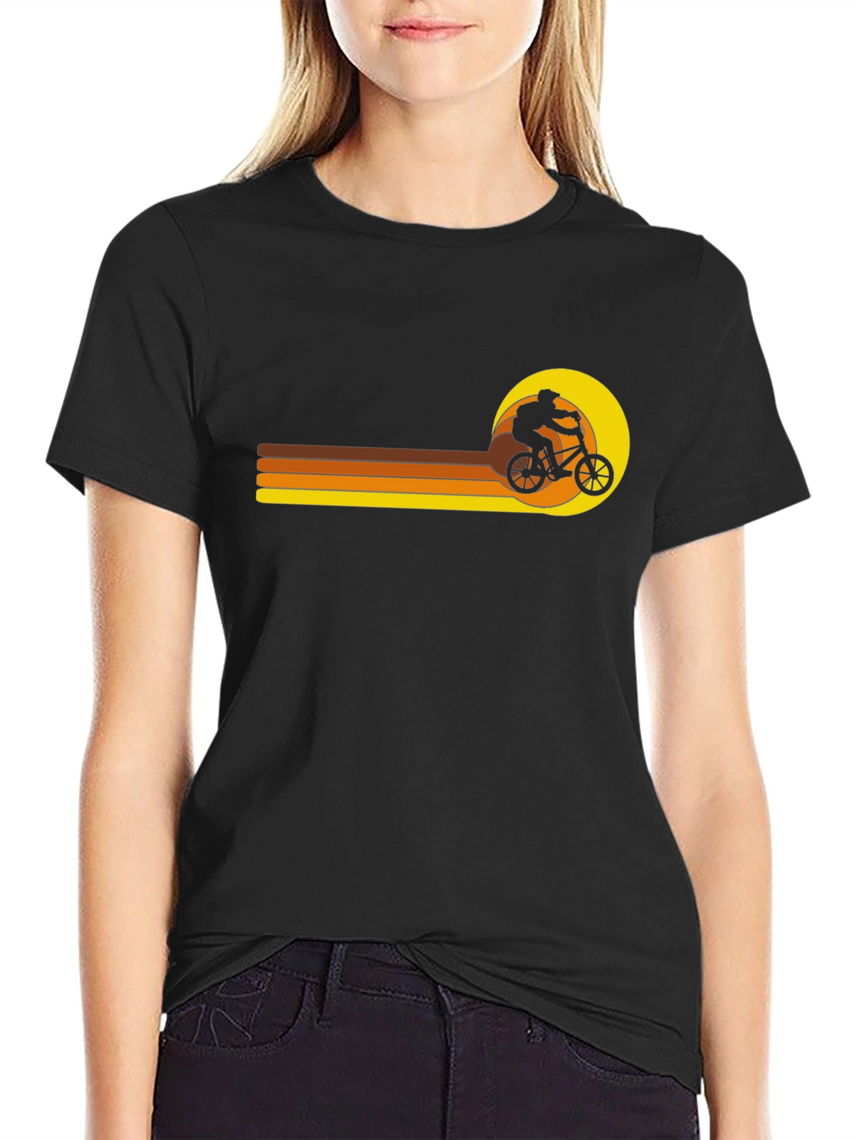 Retro BMX Sunset T-Shirt