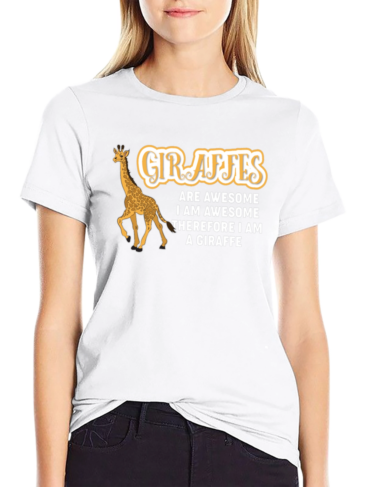 Giraffe Lovers T-Shirt: Awesome Giraffe Design