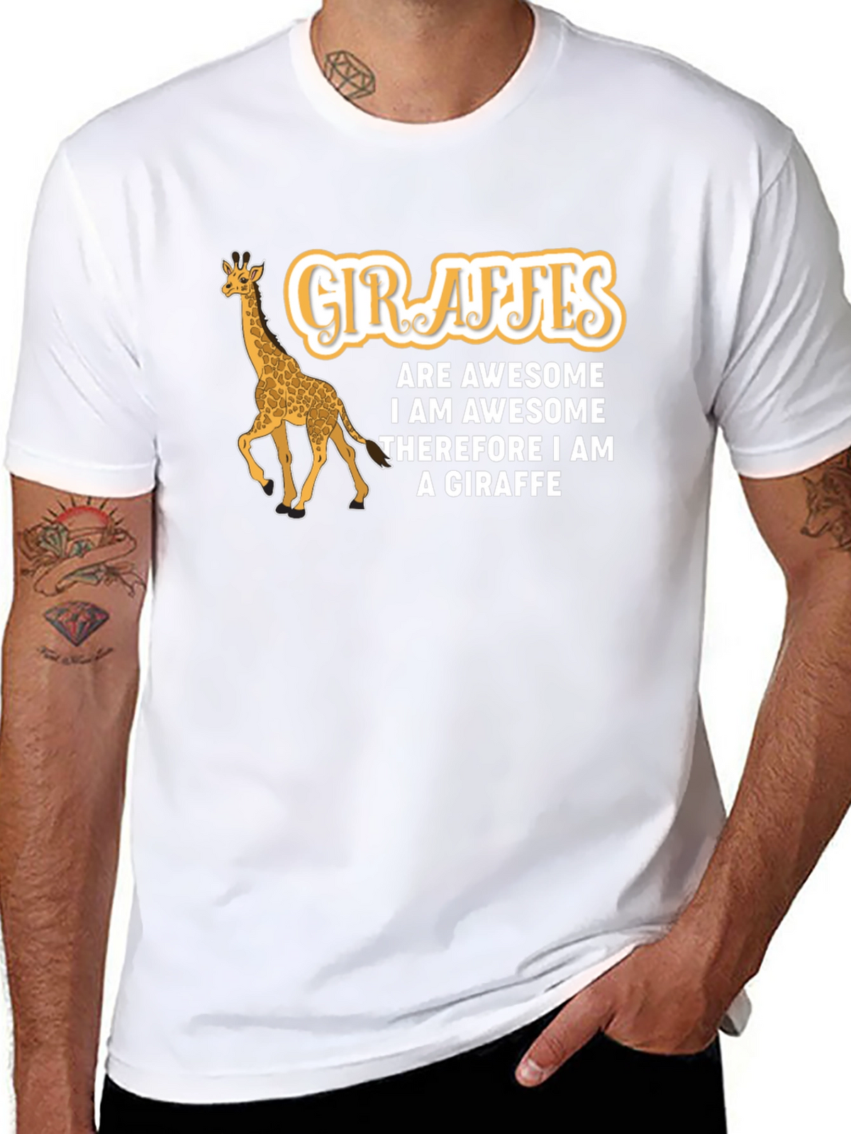 Giraffe Lovers T-Shirt: Awesome Giraffe Design