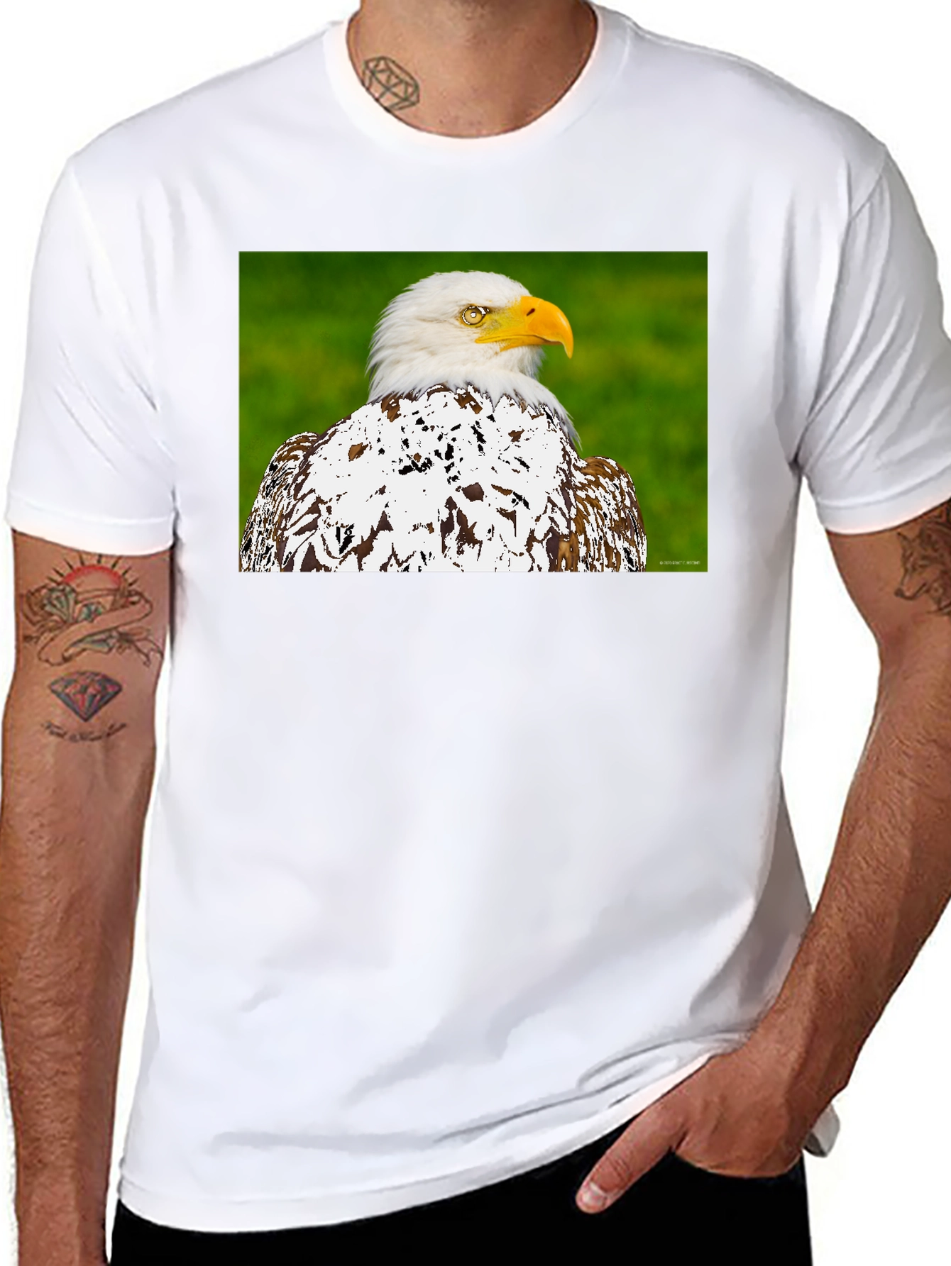 Eagle Graphic T-Shirt - Patriotic Style