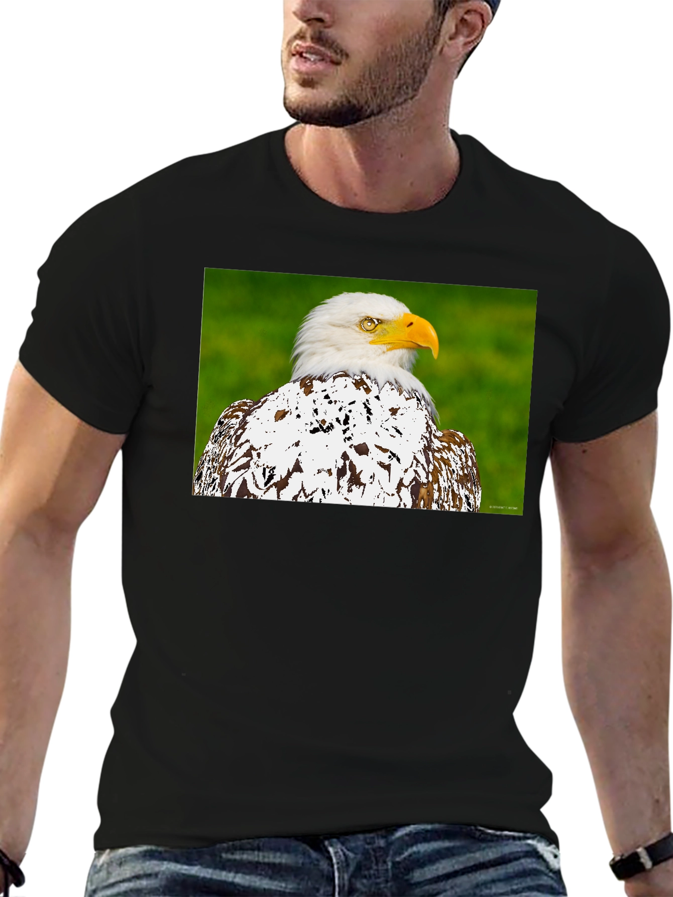 Eagle Graphic T-Shirt - Patriotic Style