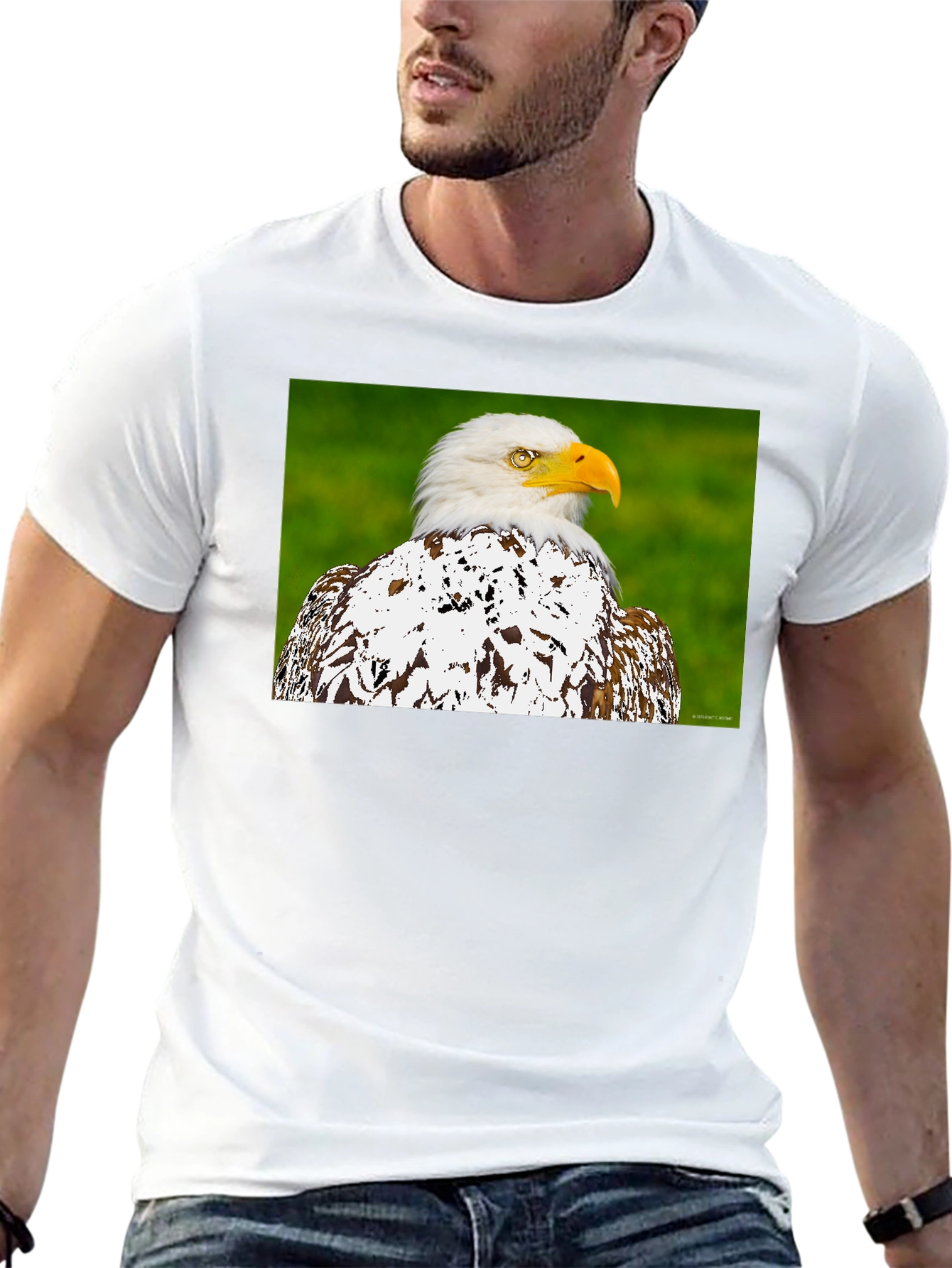 Eagle Graphic T-Shirt - Patriotic Style