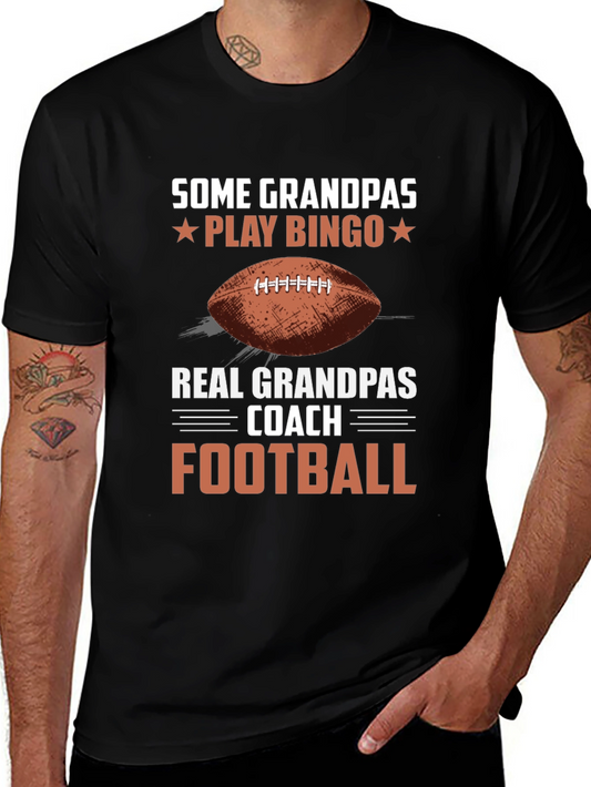 Grandpa Football Coach T-Shirt