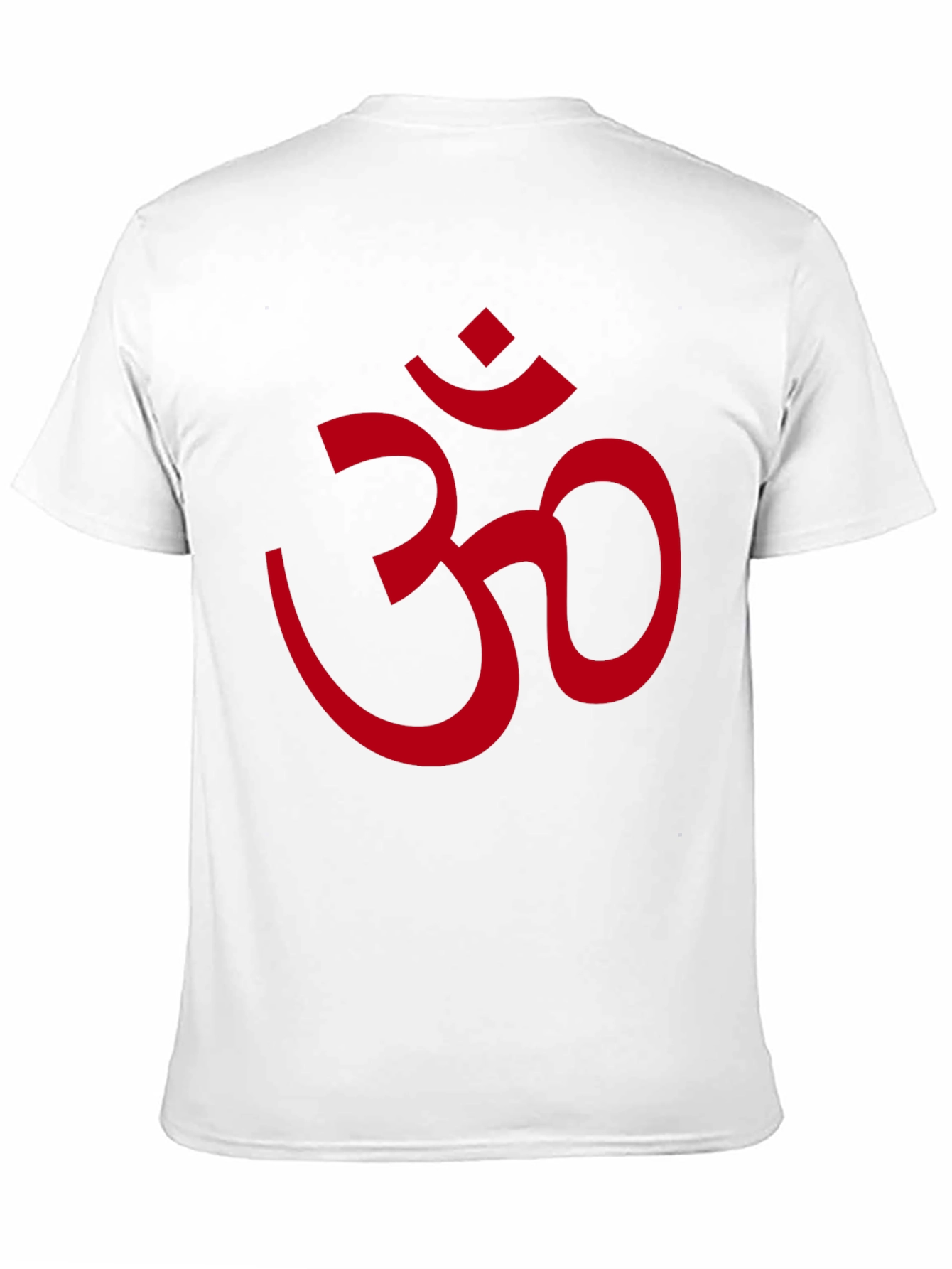 Red Om Symbol Black T-Shirt