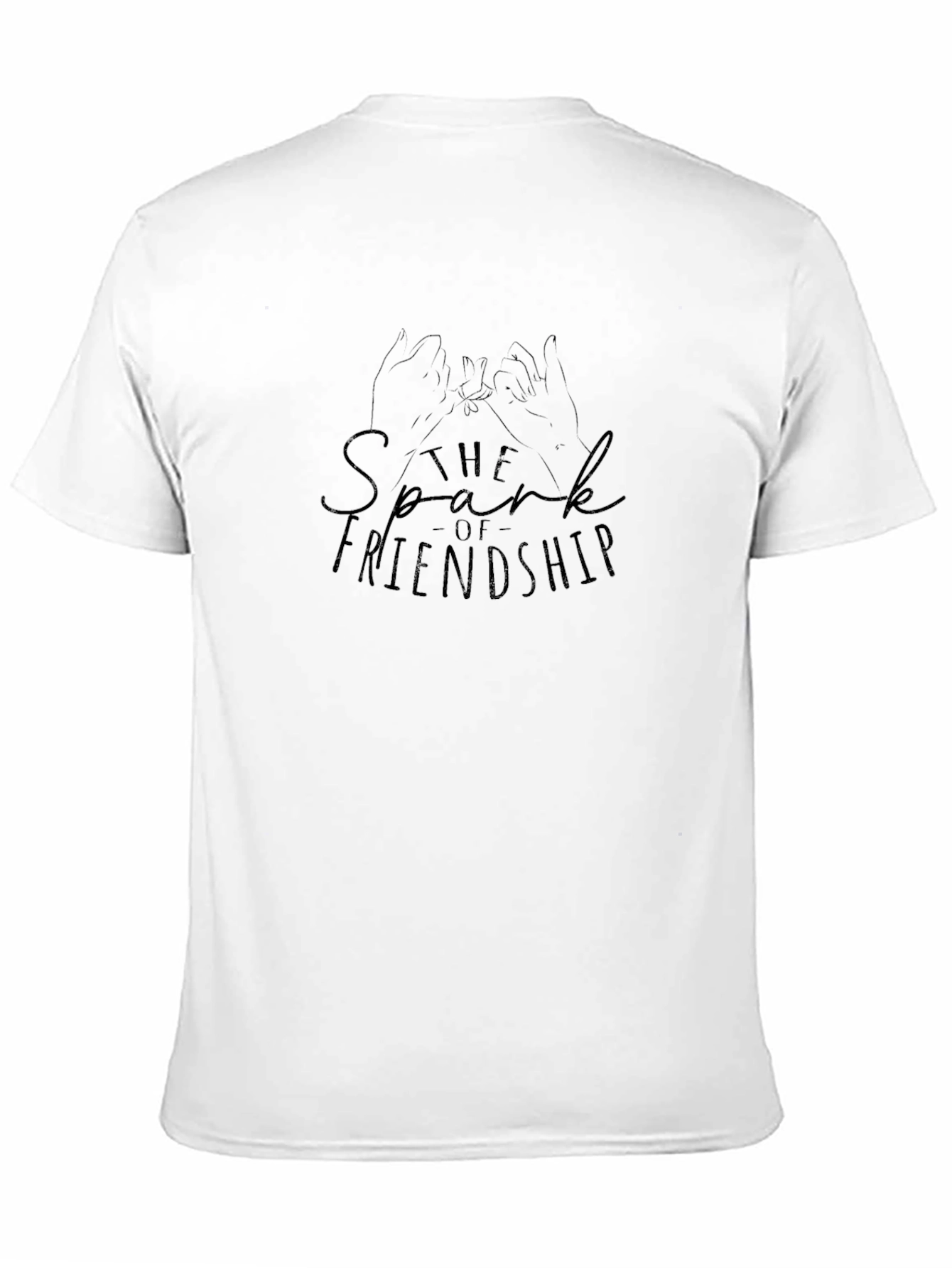 Spark of Friendship Black Graphic Tee