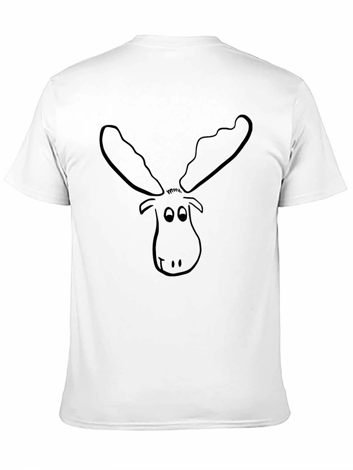 Moose Graphic Tee - Black Casual Top