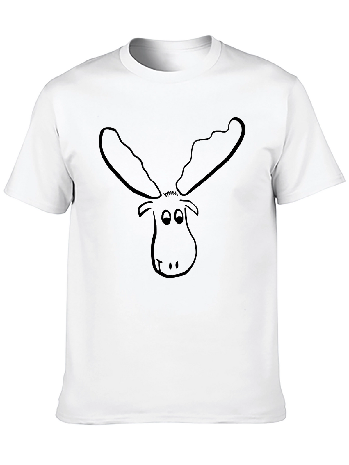 Moose Graphic Tee - Black Casual Top