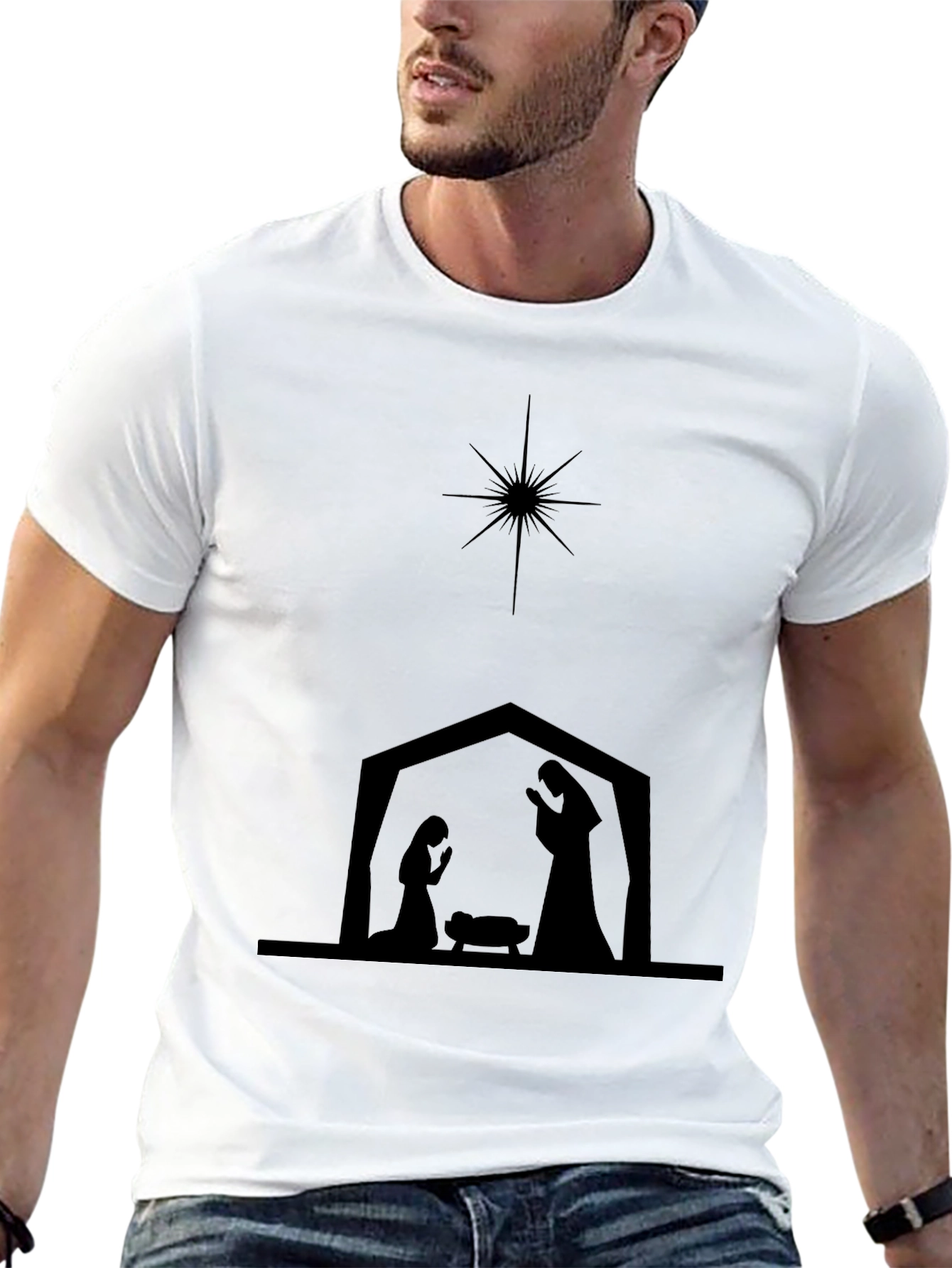 Nativity Silhouette Graphic Tee