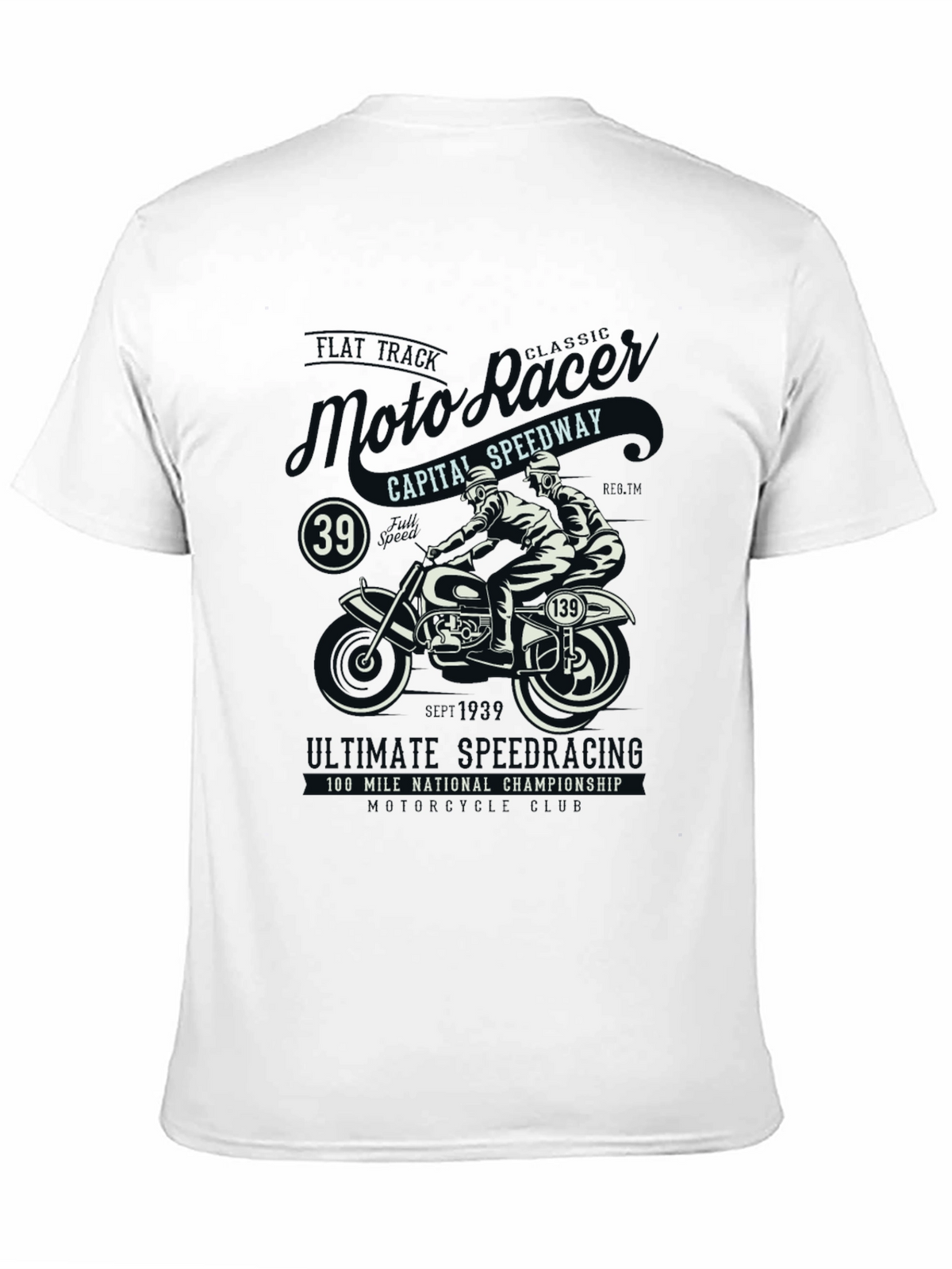 Moto Racing T-Shirt: Classic Speedway Style